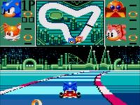 une photo d'Ã©cran de Sonic Drift sur Sega Game Gear